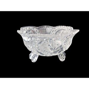 Vintage Hofbauer Crystal Footed Bowl Byrdes Collection